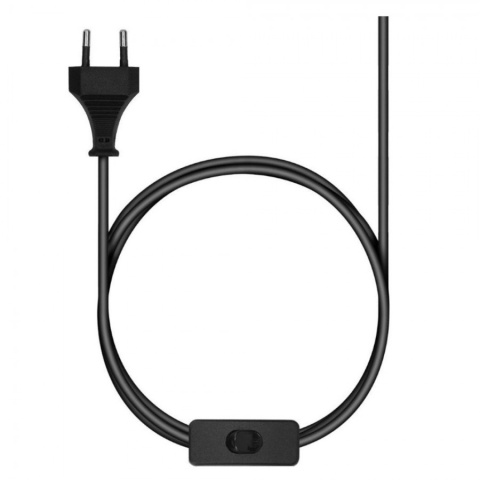 Duża lampa stołowa ceramiczna w kwiaty Clayre & Eef