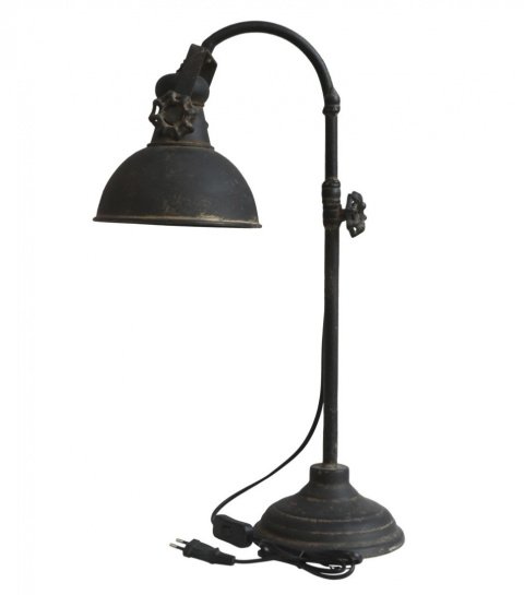 Industrialna lampa stołowa FACTORY Chic Antique