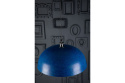 Niebieska lampa miedziana sufitowa patynowana
