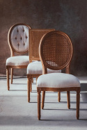 Tapicerowane krzesło dębowe CLASSIC Belldeco