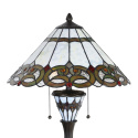 Elegancka lampa witrażowa stołowa TIFFANY