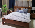 Nowoczesne łóżko z drewna mango 160x200