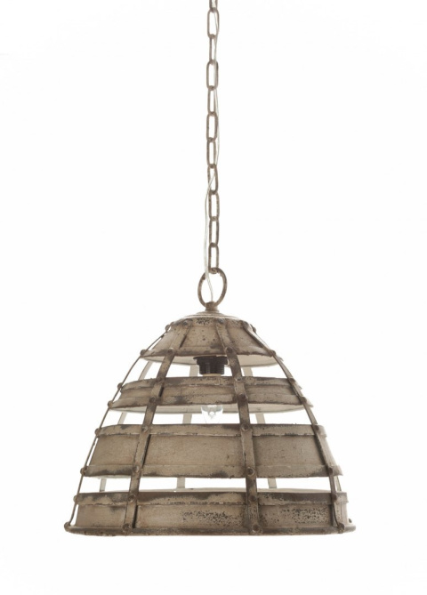 Metalowa lampa rustykalna wisząca MAZINE ALURO