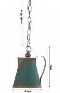 Rustykalna lampa wisząca czajnik retro LAMALI ALURO
