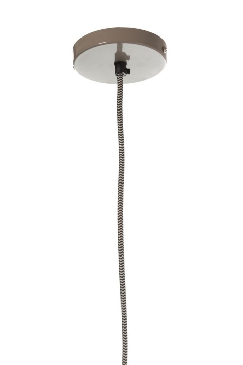 Metalowa lampa wisząca szara scandi NUNO ALURO