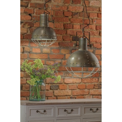 Loftowa metalowa lampa wisząca MATIX 3 ALURO