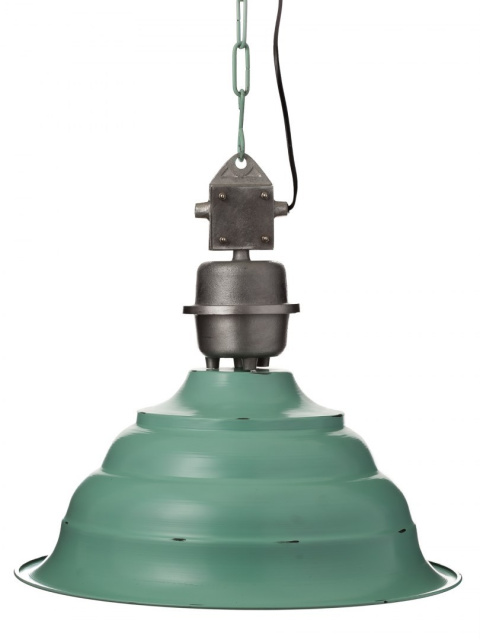 Loftowa metalowa lampa kolor miętowy MAZINE ALURO