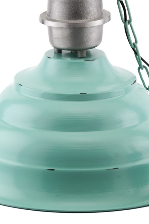 Loftowa metalowa lampa kolor miętowy MAZINE ALURO