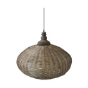 Lampa z plecionego rattanu Chic Antique