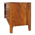 Drewniana mała komoda RTV z szufladami 130 cm