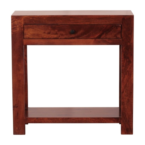 Indyjska klasyczna drewniana konsola kolonialna