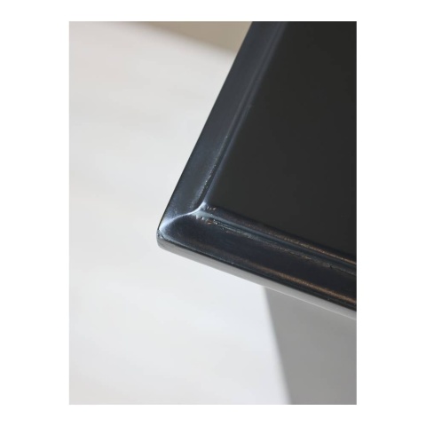 Duża czarna komoda drewniana MARSYLIA Chic Antique