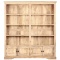 Szeroki drewniany regał biblioteczka mango 180 cm