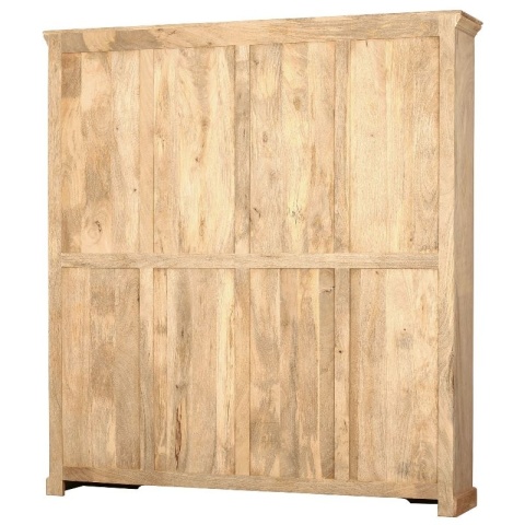 Szeroki drewniany regał biblioteczka mango 180 cm