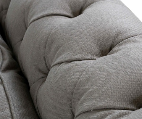 Szara sofa salonowa tapicerowana CLASSIC Belldeco 5