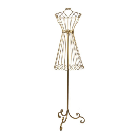 Złoty dekoracyjny manekin metalowy Clayre & Eef