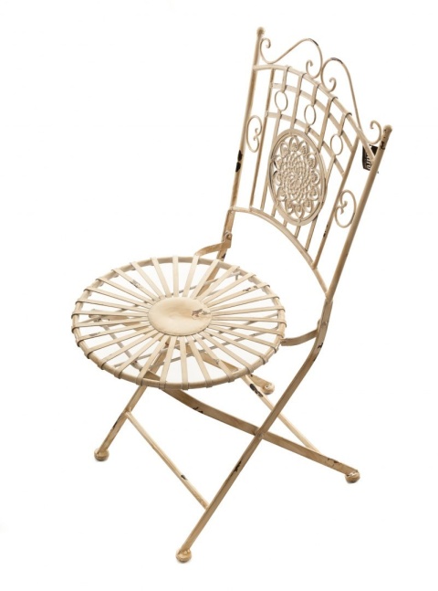 Krzesło ogrodowe składane prowansalskie CAPRI ALURO