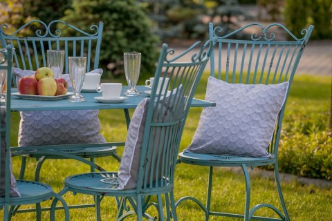 Metalowe krzesło ogrodowe FIESTA ALURO