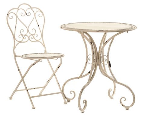 Krzesło ogrodowe metalowe VILLAGE ALURO