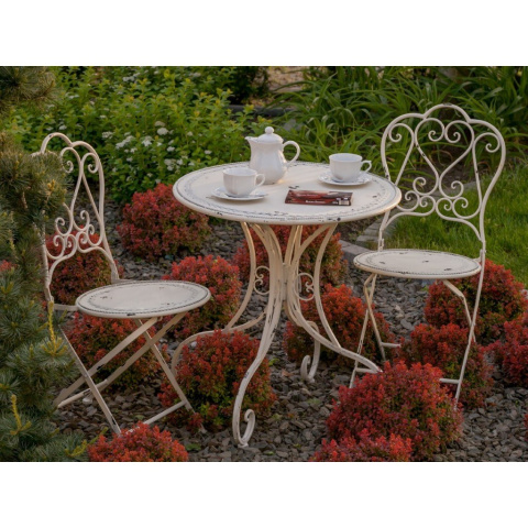 Krzesło ogrodowe metalowe VILLAGE ALURO