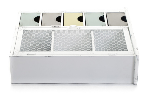 Metalowa szafka prowansalska wisząca LAMALI ALURO