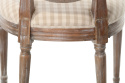 Krzesło z podłokietnikami tapicerowane PALIDA ALURO