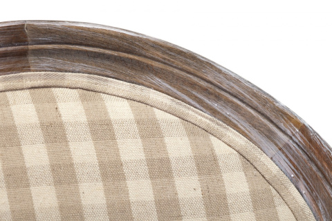 Krzesło z podłokietnikami tapicerowane PALIDA ALURO