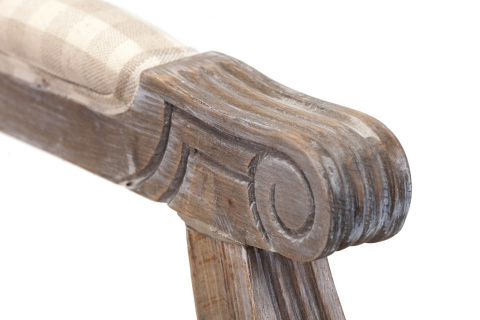 Krzesło z podłokietnikami tapicerowane PALIDA ALURO