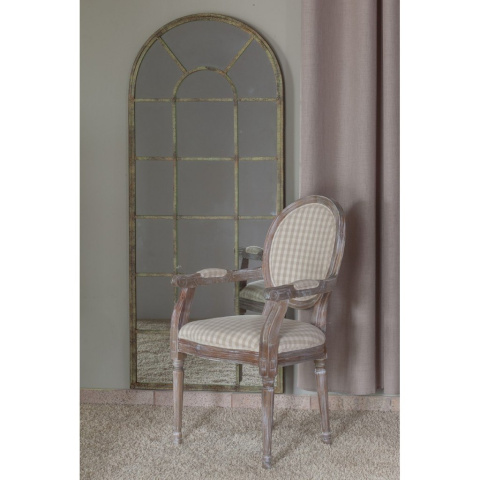 Krzesło z podłokietnikami tapicerowane PALIDA ALURO