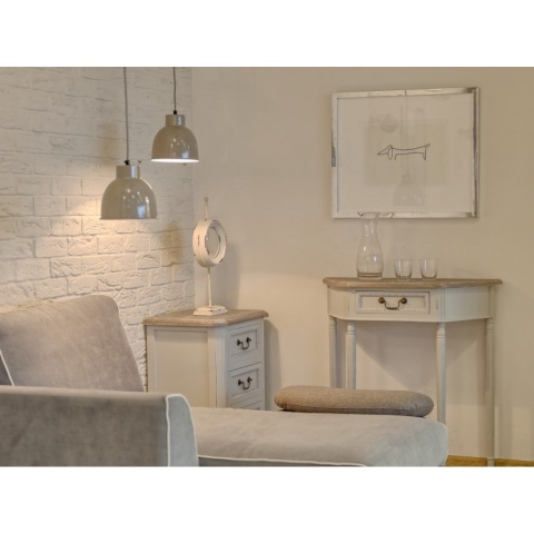 Metalowa lampa wisząca szara scandi NUNO ALURO