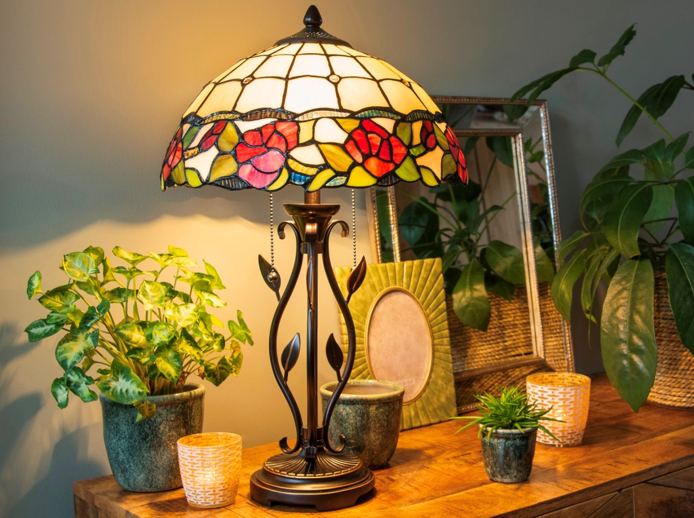Lampy stołowe i biurkowe Tiffany